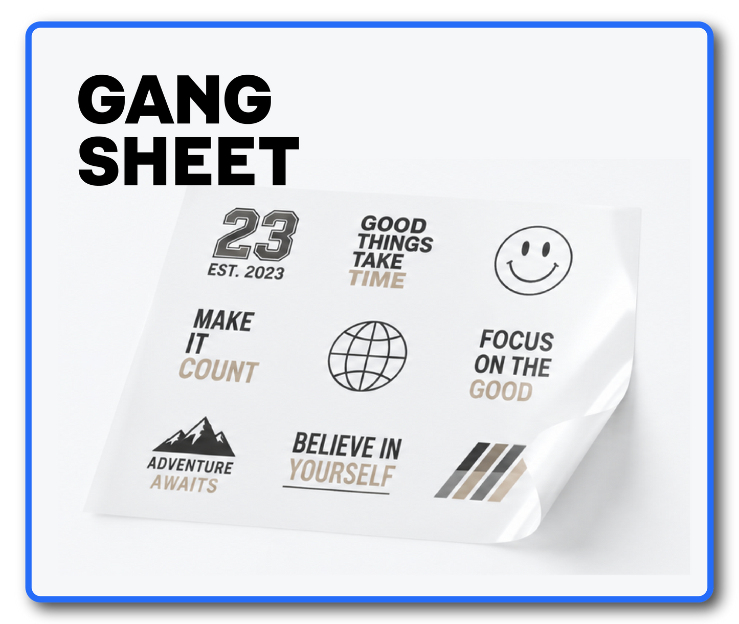 GANG SHEET